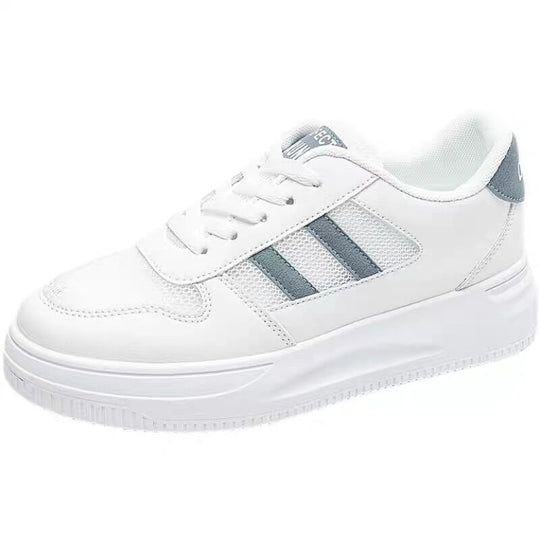 Damen Plattform Sneakers mit atmungsaktivem Obermaterial und rutschfester Sohle EB