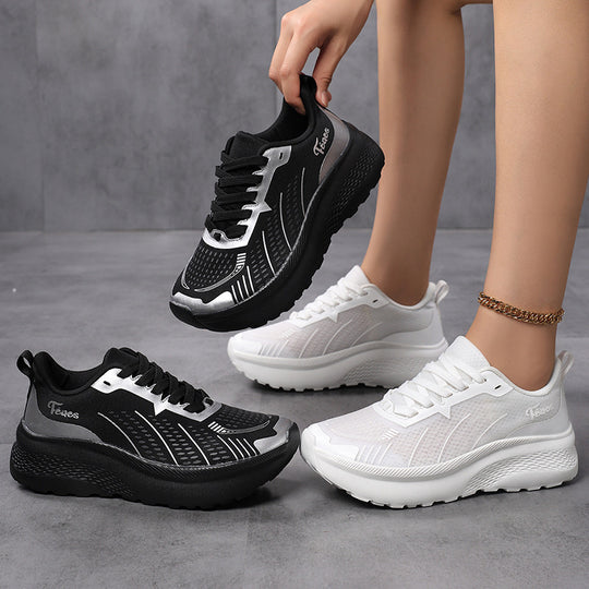 Damen Freizeitsneaker mit atmungsaktivem Mesh-Obermaterial und dämpfender Sohle EB