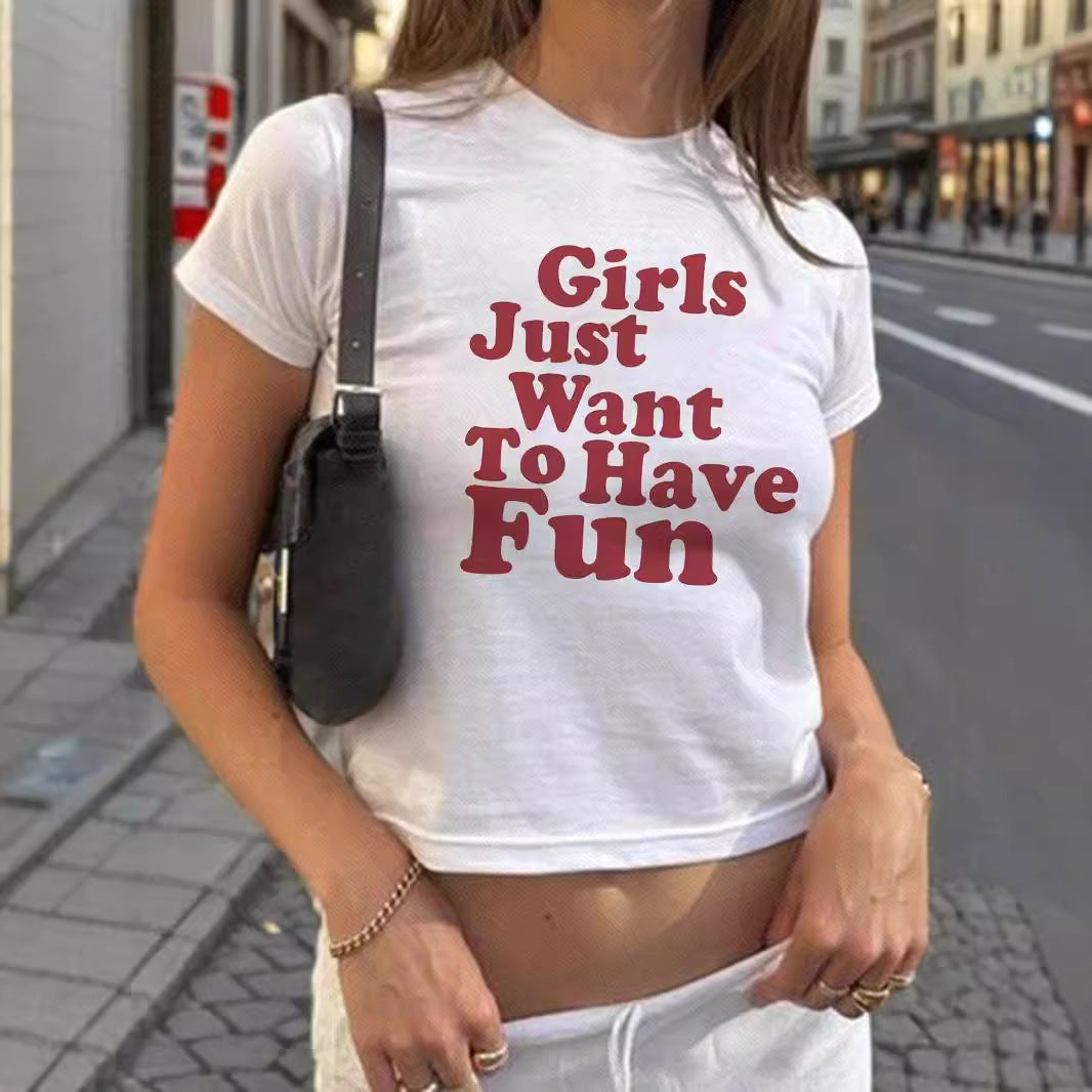 Damen Kurzarm T-Shirt mit auffälligem Motorrad-Design EB