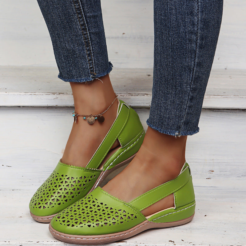 Damen Komfortable Clogs mit atmungsaktivem Design und rutschfester Sohle EB
