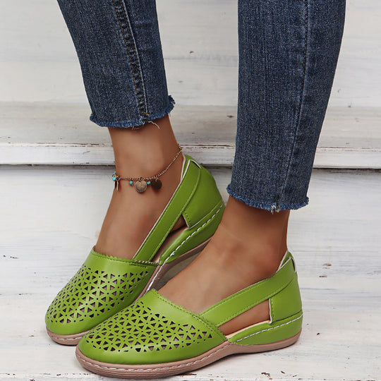 Damen Komfortable Clogs mit atmungsaktivem Design und rutschfester Sohle EB