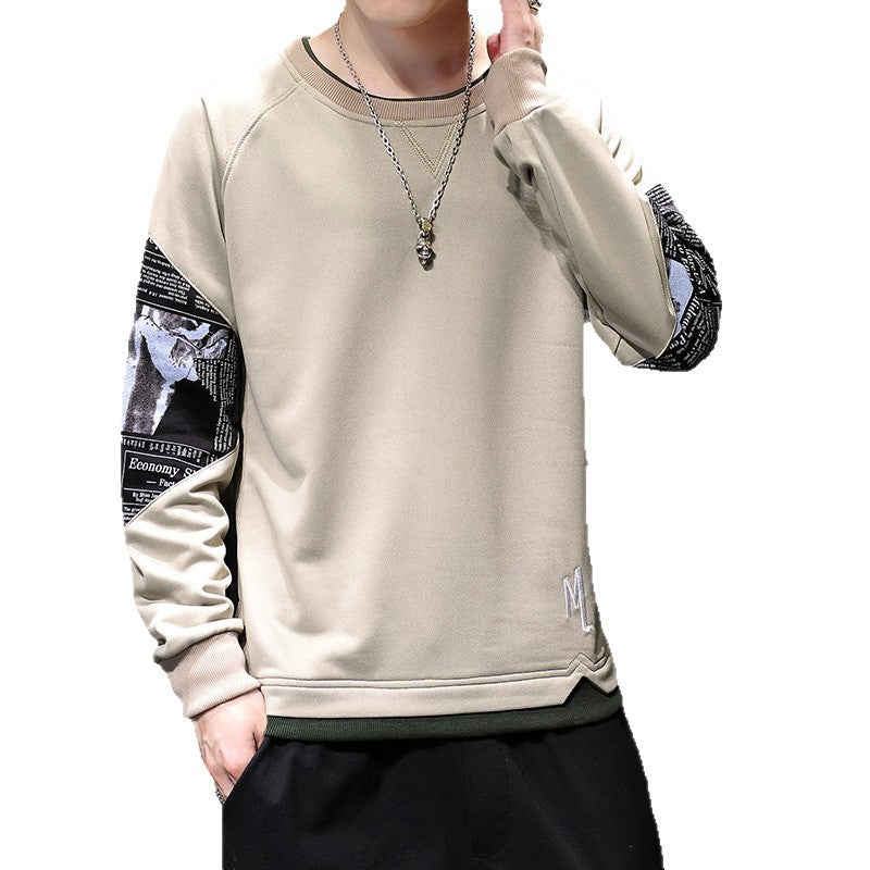 Herren modisches Sweatshirt mit einzigartigen Druckdetails EB