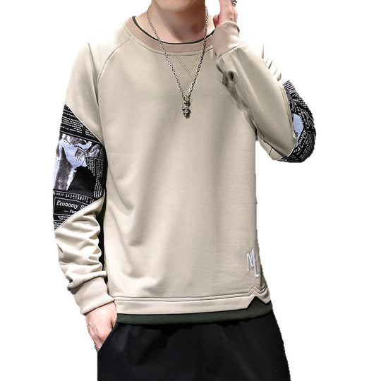 Herren modisches Sweatshirt mit einzigartigen Druckdetails EB