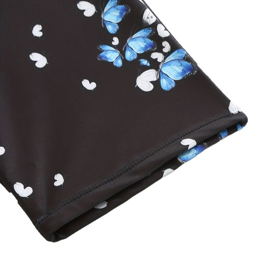 Damen Sportliche Badeshorts mit Blumendesign EB