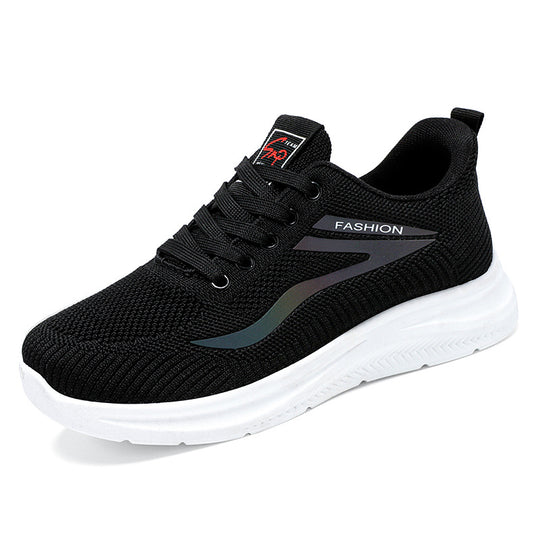 Damen Leichte und atmungsaktive Freizeitsneaker mit elastischem Schaft EB