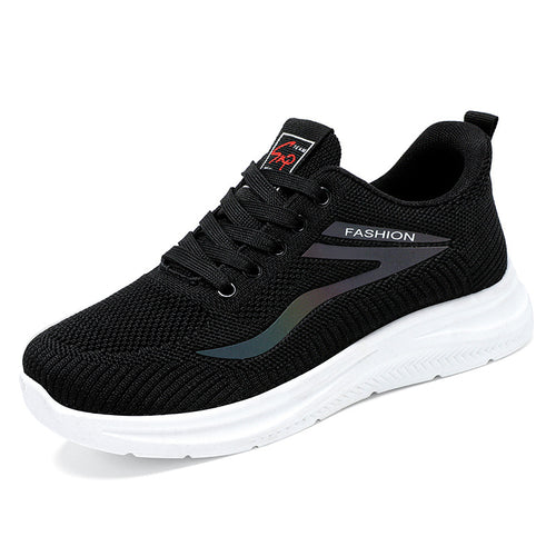 Damen Leichte und atmungsaktive Freizeitsneaker mit elastischem Schaft EB