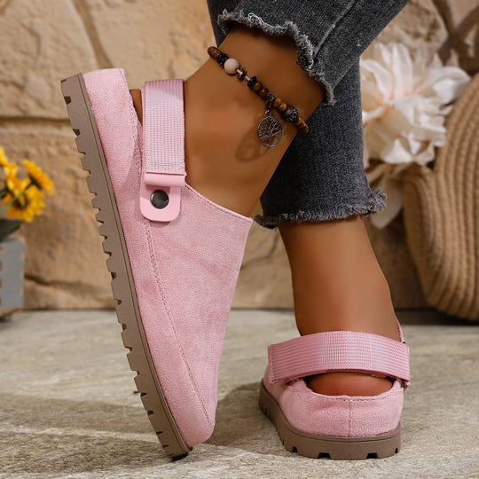 Damen Clogs mit verstellbarem Riemen und weichem Innenfutter EB