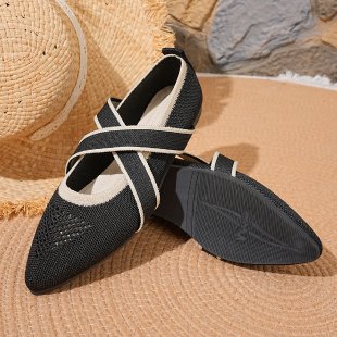 Damen Stilvolle und bequeme Ballerinas EB