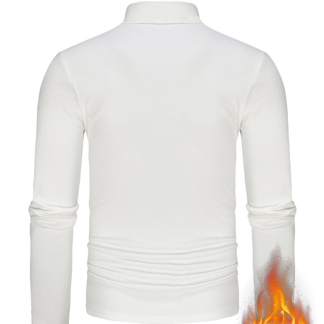 Herren Langärmliges Turtleneck Shirt mit atmungsaktivem Material EB