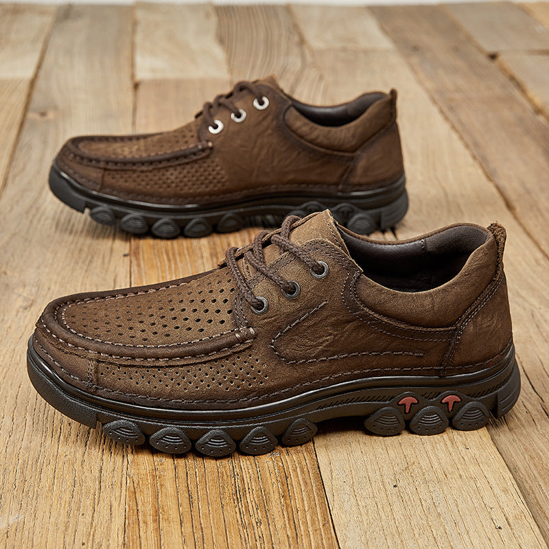 Herren Komfortable Schnürschuhe mit luftdurchlässigem Obermaterial EB