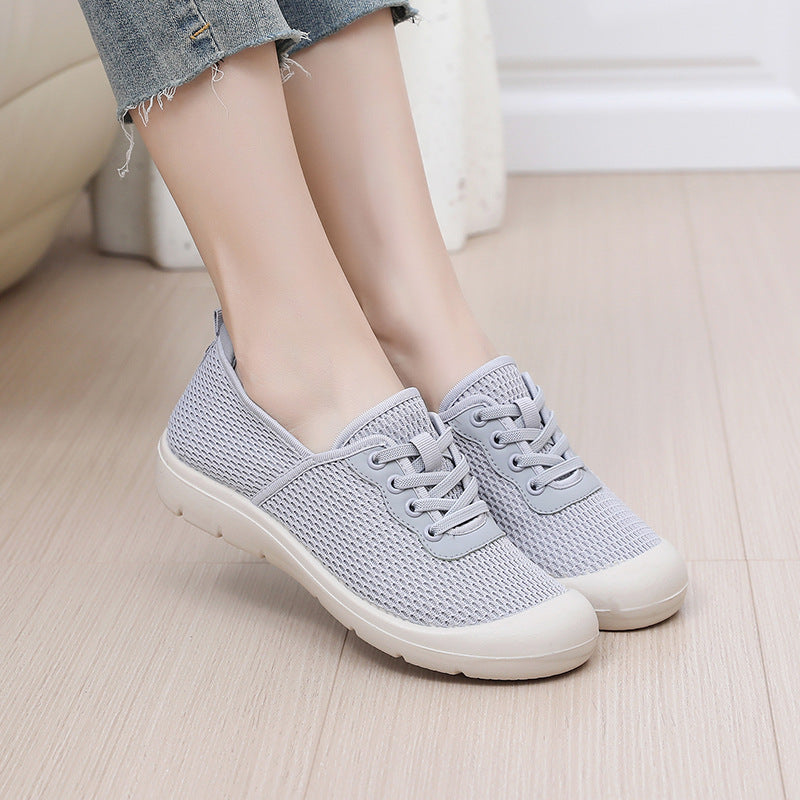Damen Atmungsaktive Sneaker mit elastischem Einstieg EB