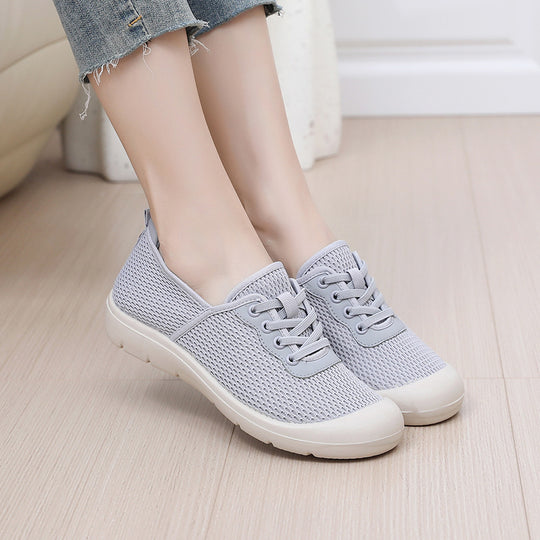 Damen Atmungsaktive Sneaker mit elastischem Einstieg EB