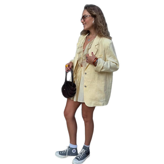 Damen Blazer mit lässigem Schnitt EB