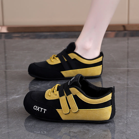 Damen Bequeme Sneakers mit elastischem Verschlusssystem und atmungsaktiver Obermaterialstruktur EB