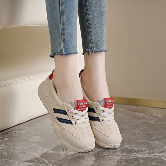Damen Sportliche Sneaker mit modernem Design und atmungsaktiver Oberflächenstruktur EB