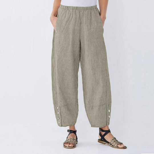 Damen lässige Hochwasserhose EB