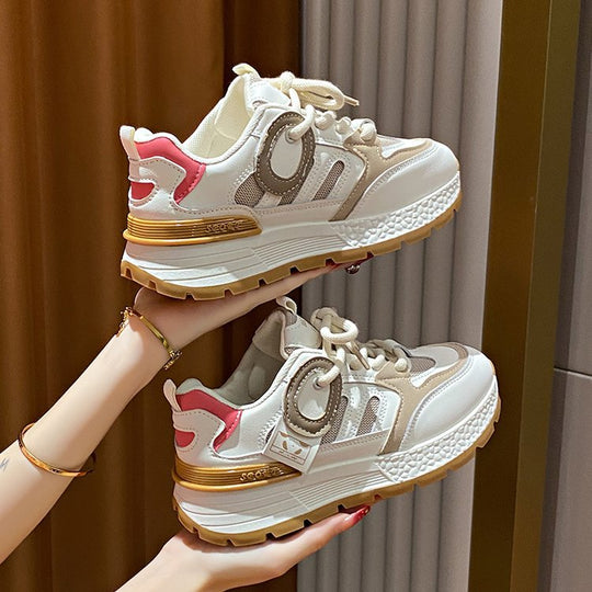 Damen Komfortable Sneakers mit innovativem Design und atmungsaktiver Mesh-Oberfläche EB