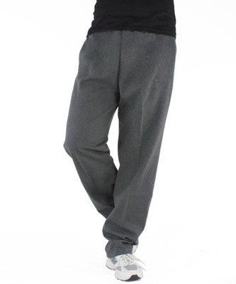 Herren nan lockere Fleece-Jogginghose mit elastischem Bund und geradem Schnitt EB