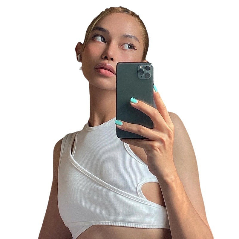 Damen Sportliches Crop-Top EB