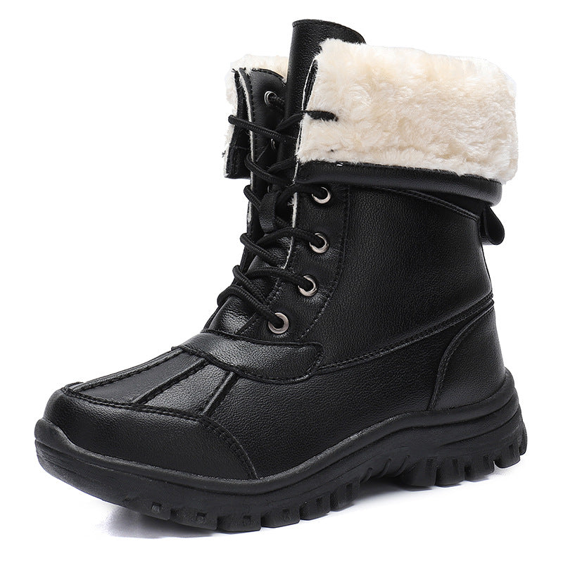 Damen Gefütterte Winterstiefel mit rutschfester Sohle EB