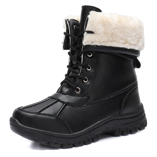 Damen Gefütterte Winterstiefel mit rutschfester Sohle EB