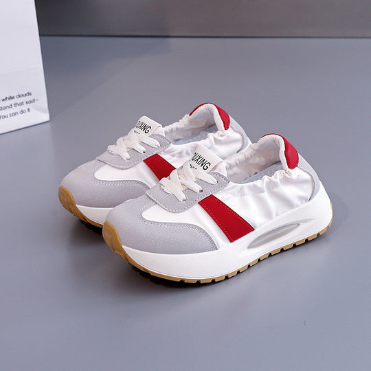 Damen Sportliche Sneaker mit elastischem Obermaterial und stoßdämpfender Sohle EB