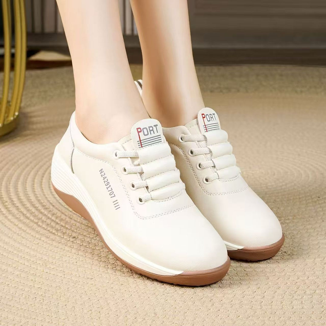 Damen Sportliche Sneaker mit modischem Schnürdesign und rutschfester Sohle EB