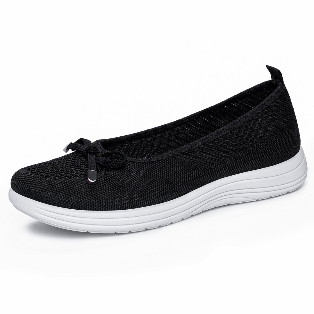 Damen Bequeme Ballerinas mit flexibler Sohle und atmungsaktivem Obermaterial EB