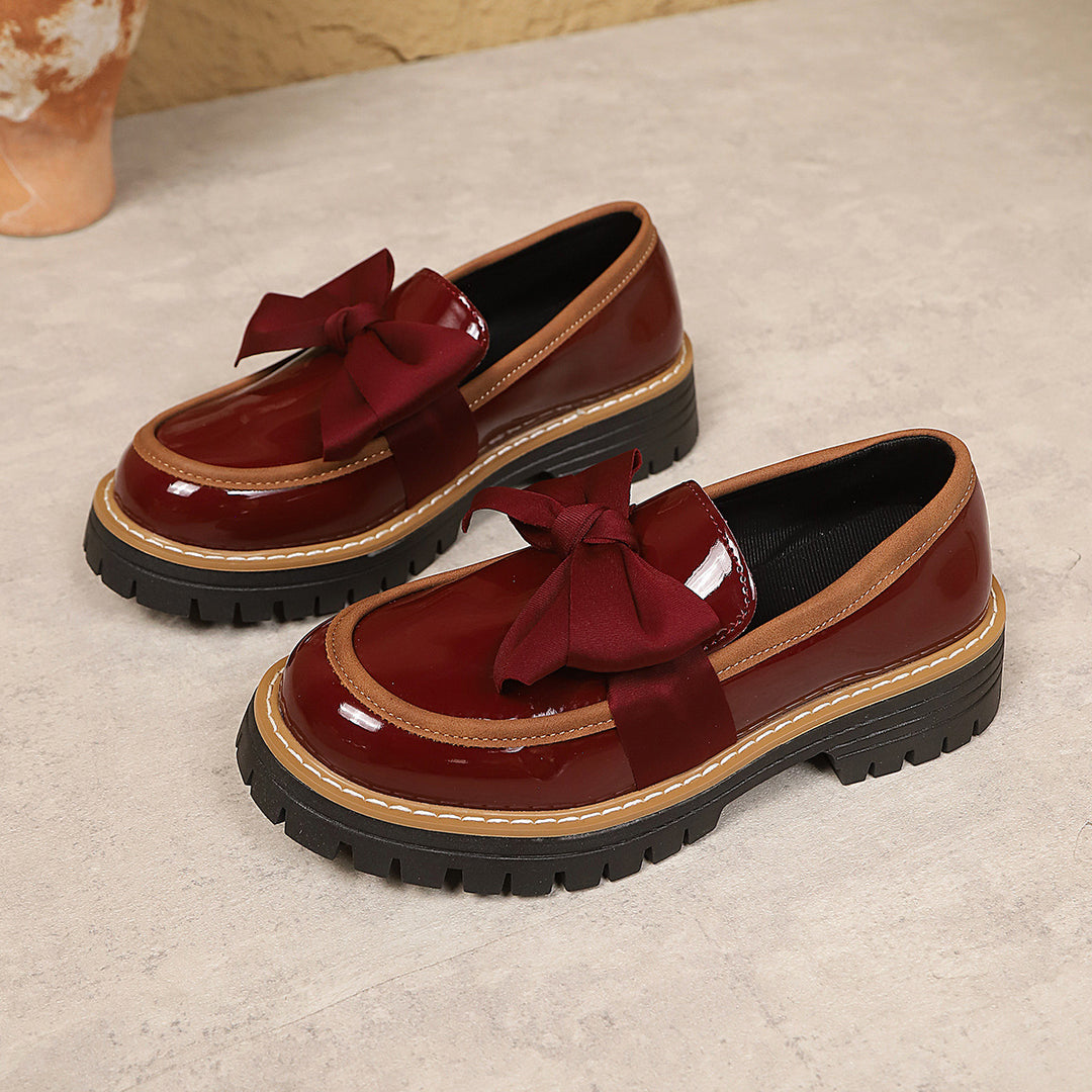 Damen Elegante und komfortable Slipper mit Schleifen-Applikation EB