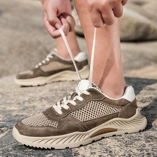 Herren Atmungsaktive Sport-Sneaker mit flexibler Gummisohle und robustem Obermaterial EB