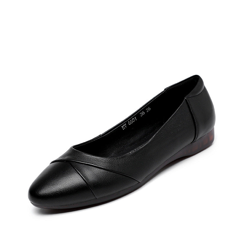 Damen Bequeme Ballerinas mit modischer Querstitching-Detail EB