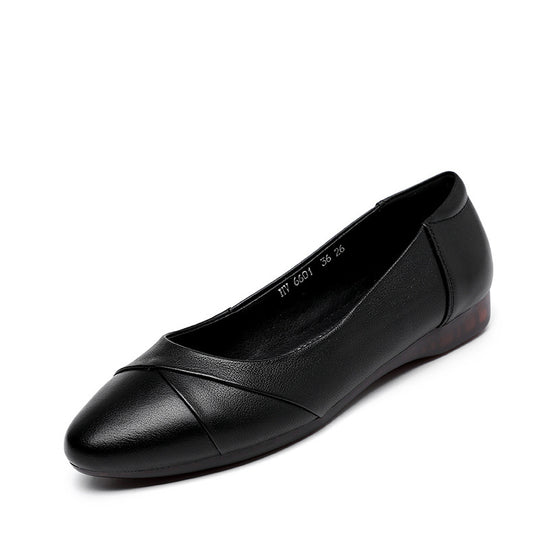 Damen Bequeme Ballerinas mit modischer Querstitching-Detail EB