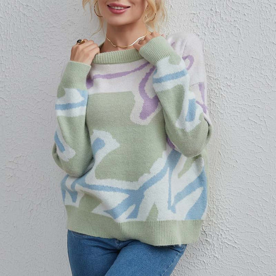 EB | Pullover mit Farbblock