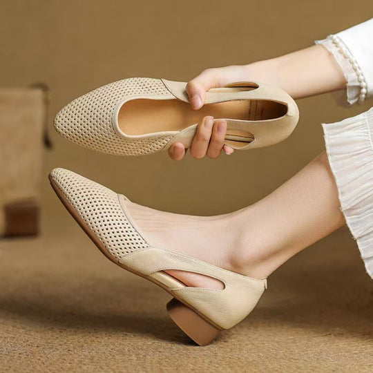Damen Komfortable Pumps mit atmungsaktivem Design EB
