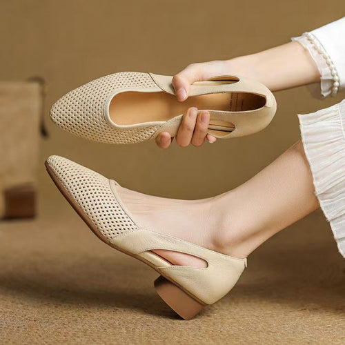 Damen Komfortable Pumps mit atmungsaktivem Design EB