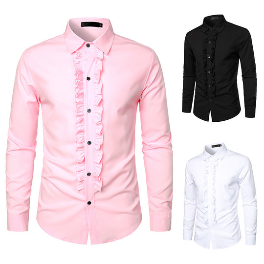 Herren Rüschenhemd EB