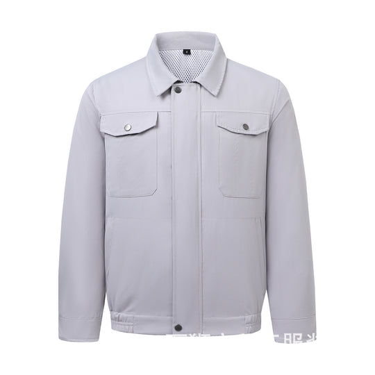 Herren modische Utility-Jacke mit praktischen Taschen R&B