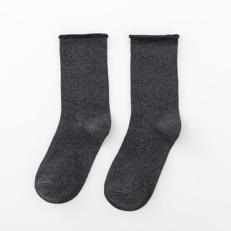 Damen Komfortable Baumwollsocken im klassischen Stil EB