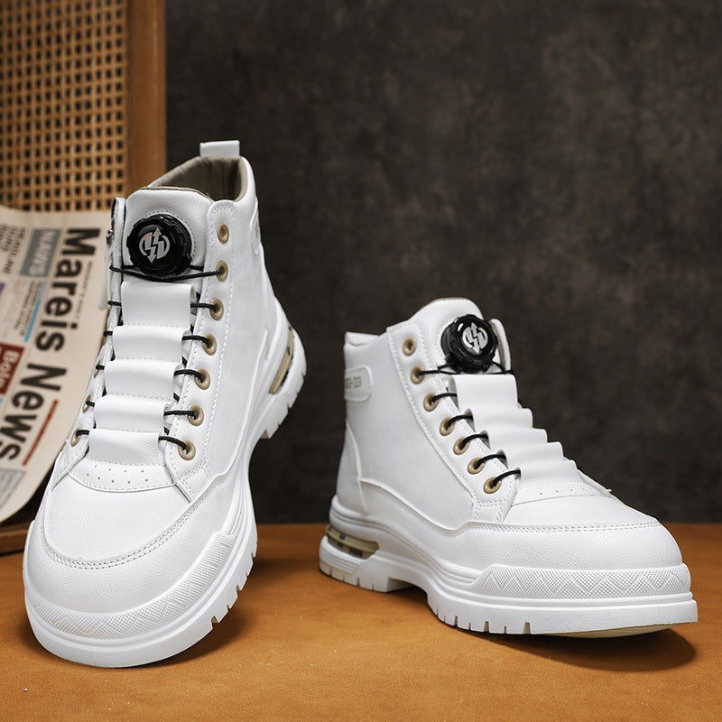 Damen modische High-Top Sneakers mit praktischer Schnellschnürung EB