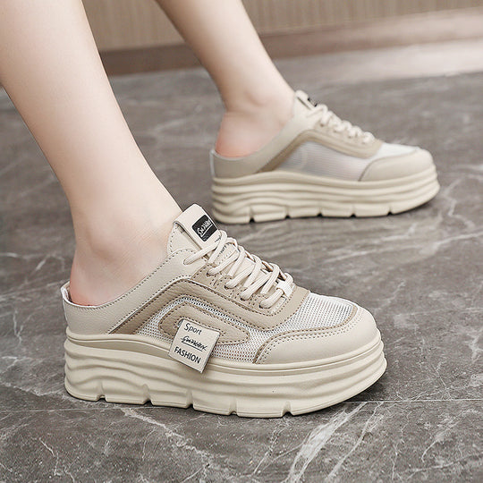 Damen Sportliche Sneakers mit hohem Plateau von EB