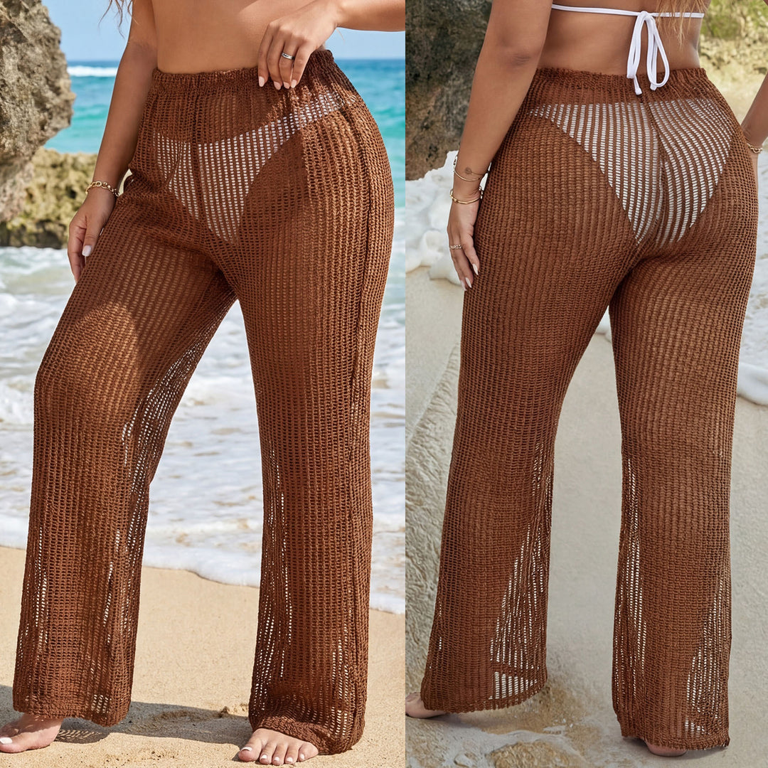 Damen lässige Strickstrandhose EB