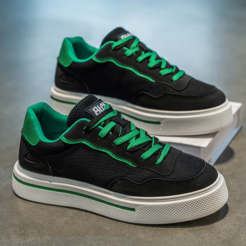 Damen modische Sneakers mit elastischem Obermaterial und rutschfester Sohle EB