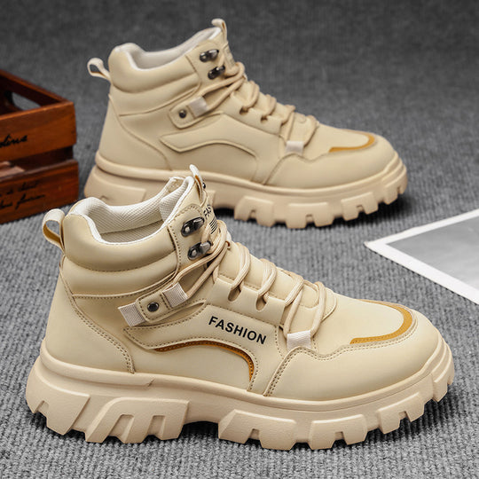 Damen Trendige High-Top Sneakers mit robustem Sohlenprofil und modernem Design EB