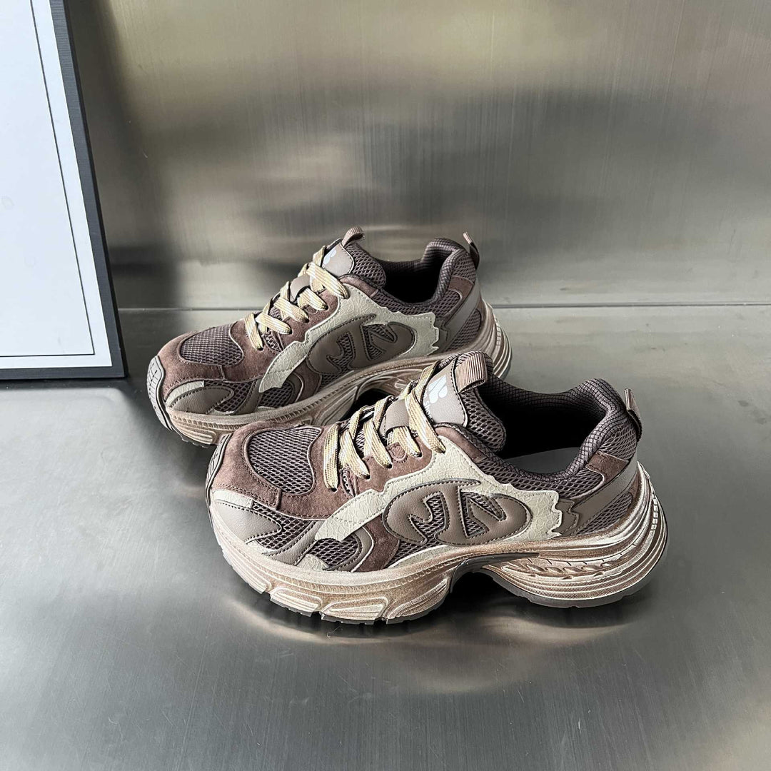 Damen Sportliche Sneakers mit atmungsaktivem Mesh-Einsatz und dämpfendem Komfort EB