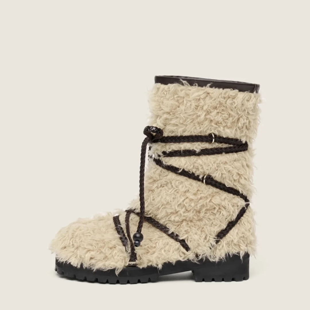 Damen Winterstiefel mit strapazierfähigem Obermaterial und kuscheligem Innenfutter EB