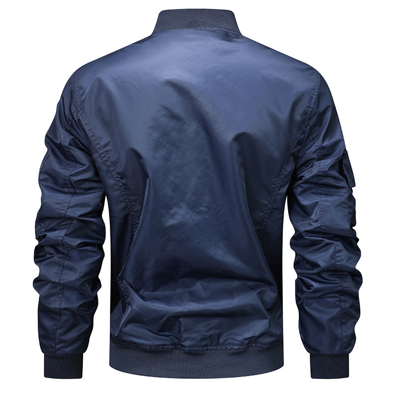 Herren nan urban-militärische Bomberjacke mit modularen Mehrzwecktaschen und D‑Ring-Details EB