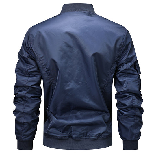 Herren nan urban-militärische Bomberjacke mit modularen Mehrzwecktaschen und D‑Ring-Details EB