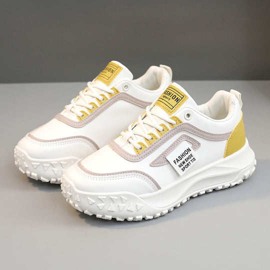Damen sportliche Sneakers mit rutschfester Profilsohle und atmungsaktiver Obermaterialstruktur EB