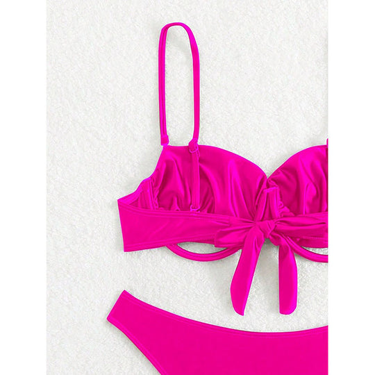Damen Triangel-Bikini mit elegantem Push-Up-Oberteil EB