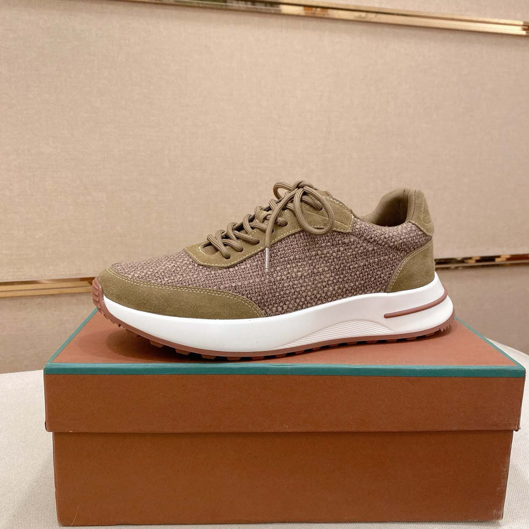 Damen Komfortable Sneaker mit atmungsaktivem Obermaterial und dämpfender Sohle EB